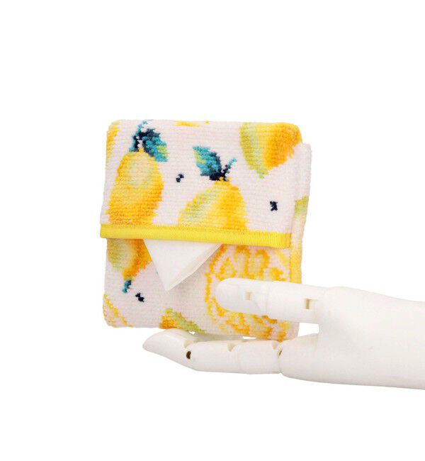 LOVERARY BY FEILER「レモンドット　ティッシュポーチ　L/LDO-253012」|ポーチ|