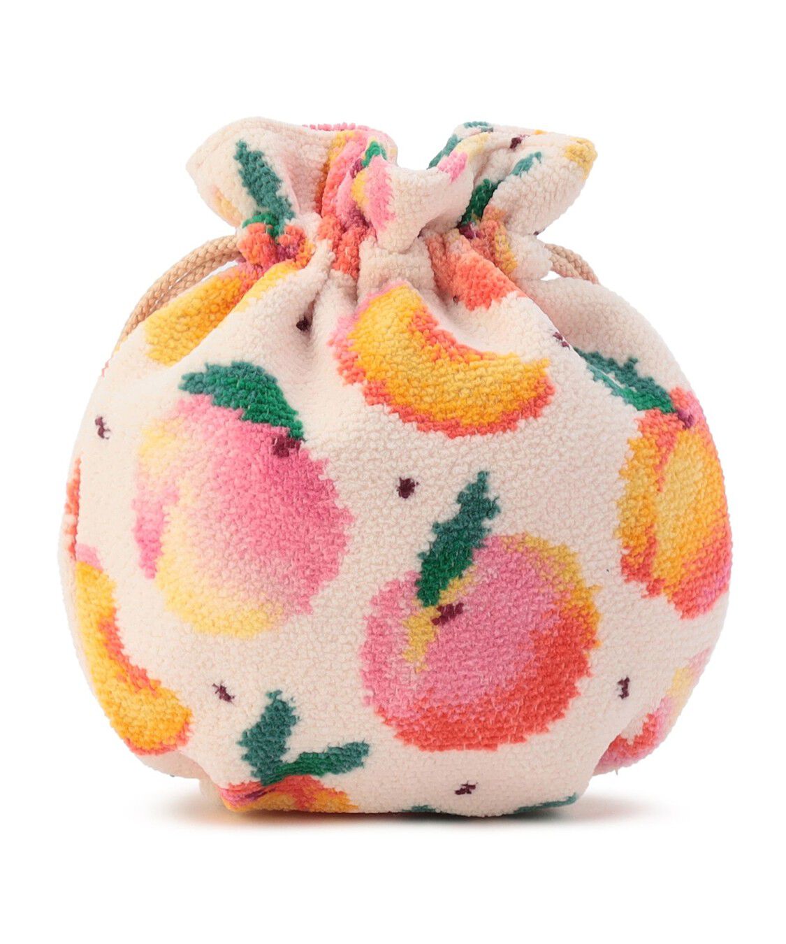 LOVERARY BY FEILER「ピーチドット　巾着　L/PCD-257352」|ポーチ|