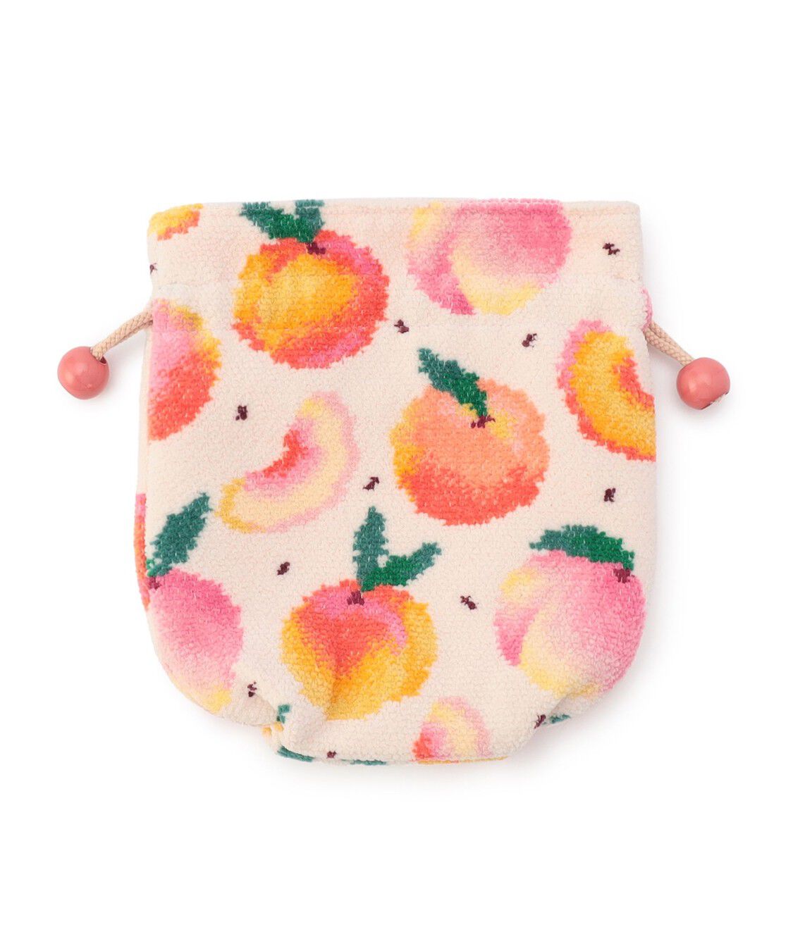 LOVERARY BY FEILER「ピーチドット　巾着　L/PCD-257352」|ポーチ|