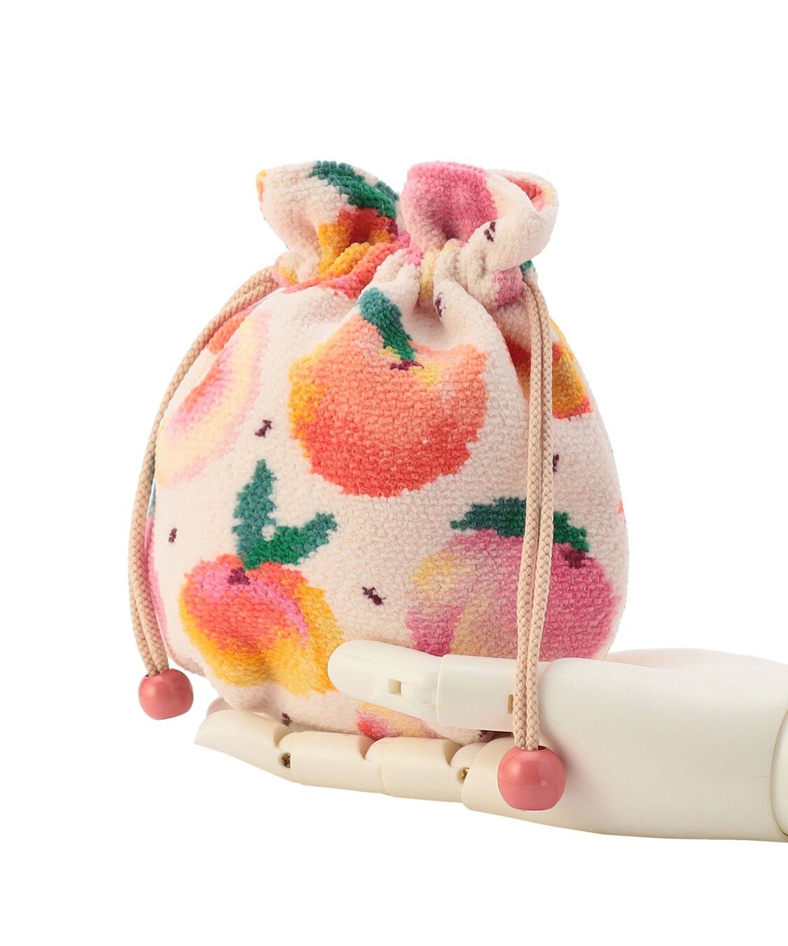 LOVERARY BY FEILER「ピーチドット　巾着　L/PCD-257352」|ポーチ|