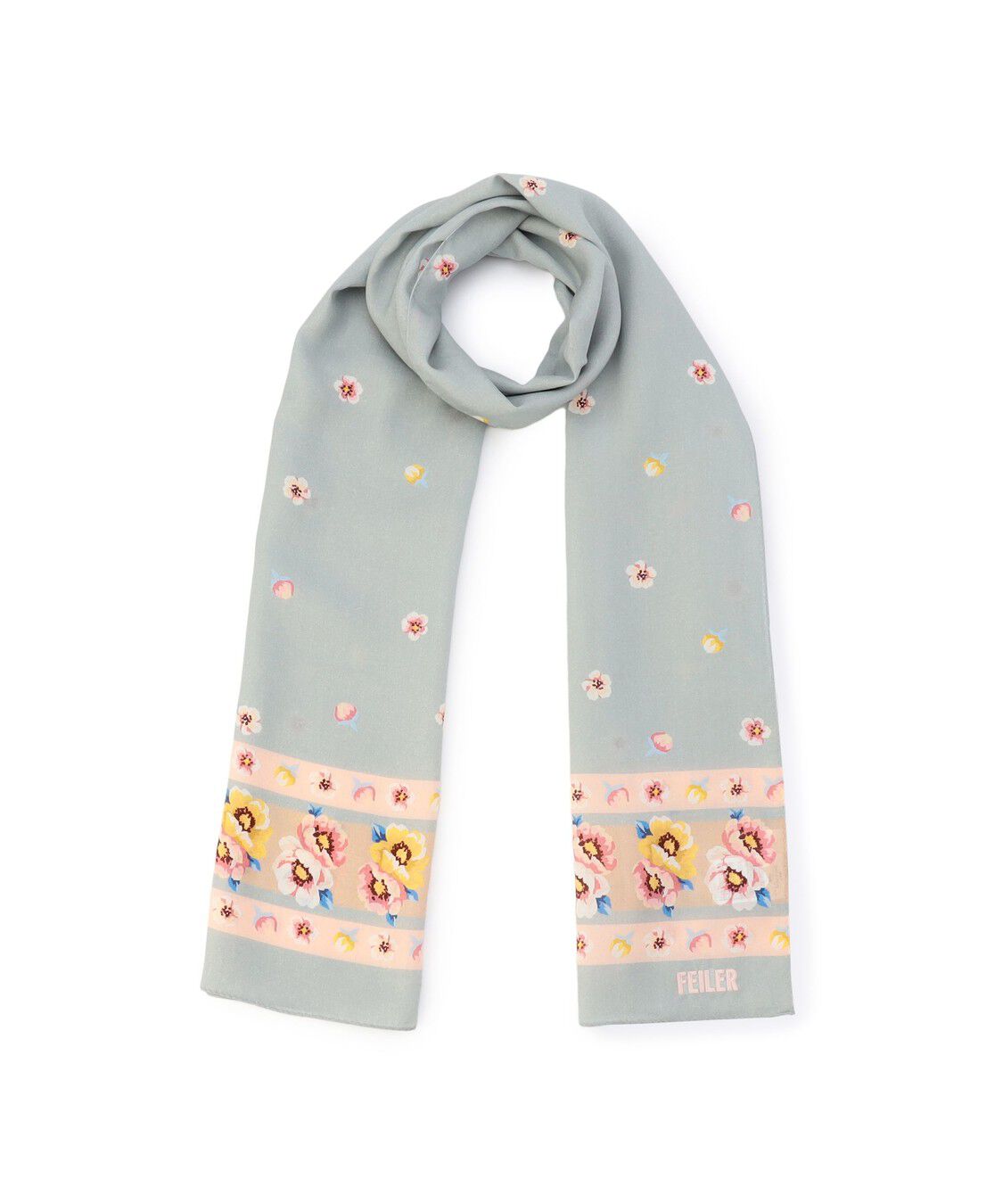 FEILER「アネモネパドドゥ　ストール　APD-260008」|ストール|シルバーグレー