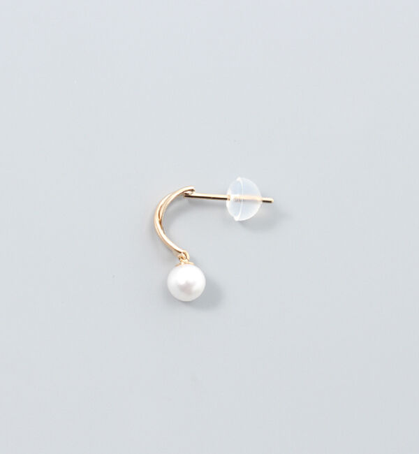 Phoebe「【K10】クロッシングパールピアス/BOX付き」|ピアス|