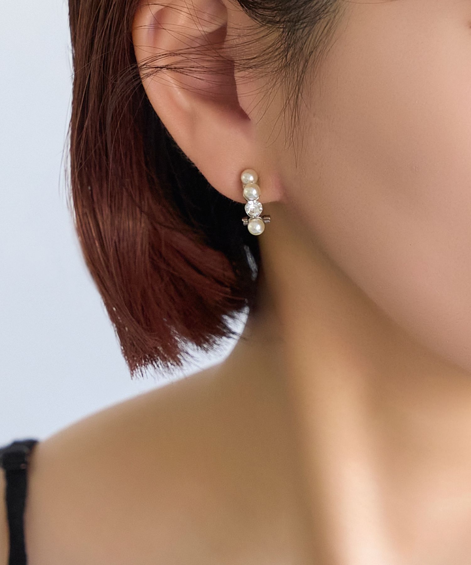 Phoebe「【シリーズ累計販売15000点突破】痛くないシリーズノーブルパールシャインエアリーイヤリング」|イヤリング|