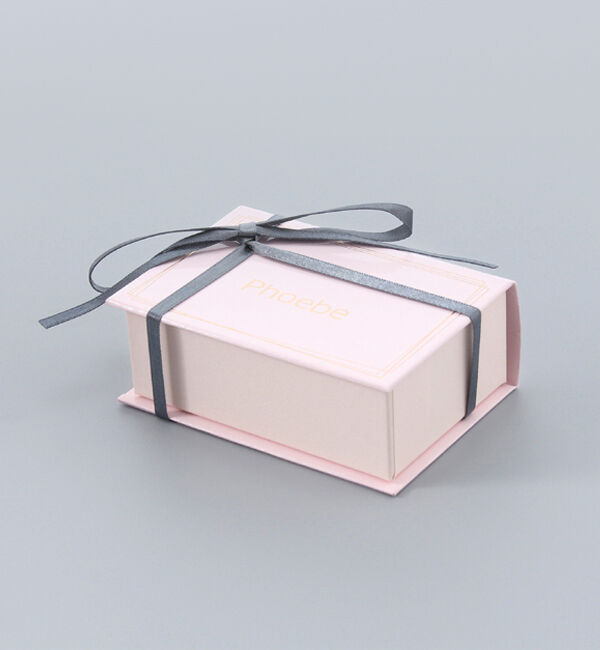 Phoebe「【K10】ブリリアンフックピアス　ローズゴールド/BOX付き」|ピアス|
