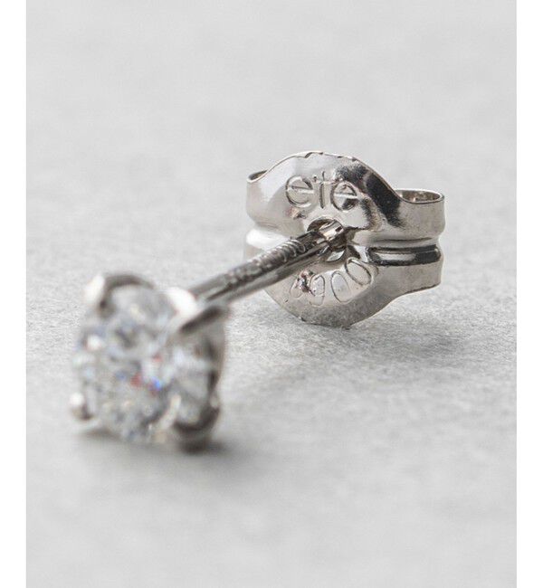 ete「PT900 ダイヤモンド 0.2ct ピアス「ブライト」」|ピアス|
