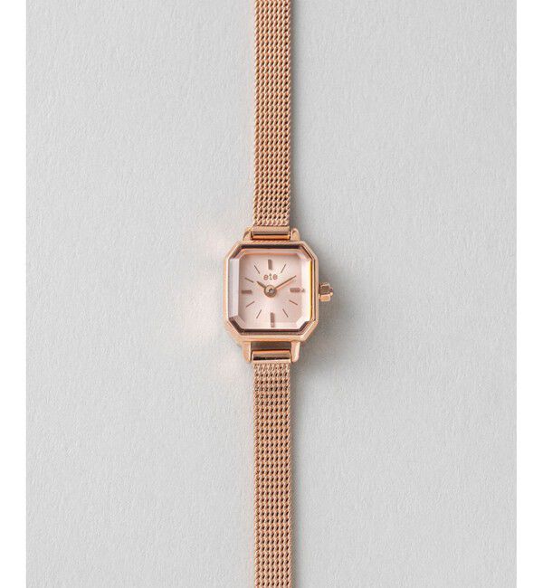 ete「ウォッチ オクタゴンフェイス ダイヤモンド」|腕時計|A