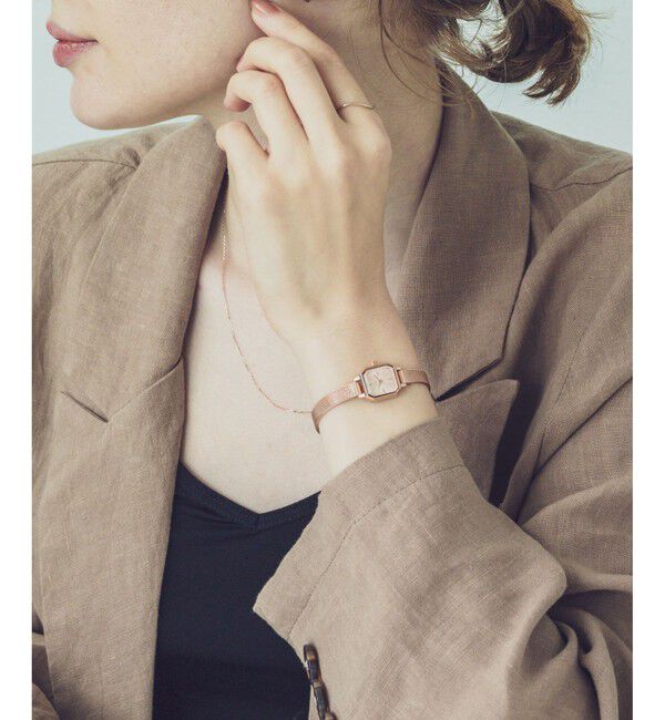 ete「ウォッチ オクタゴンフェイス ダイヤモンド」|腕時計|