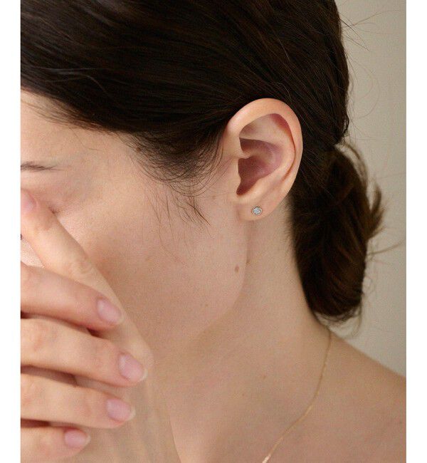 ete「K10 ブリリアント ダイヤモンド ピアス」|ピアス|