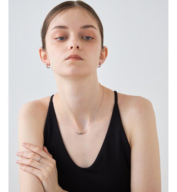 ete「[ONLINE Limited] クレセントムーン ネックレス」|ネックレス|