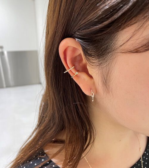 STAR JEWELRY「FLOWER DEW」|ピアス|