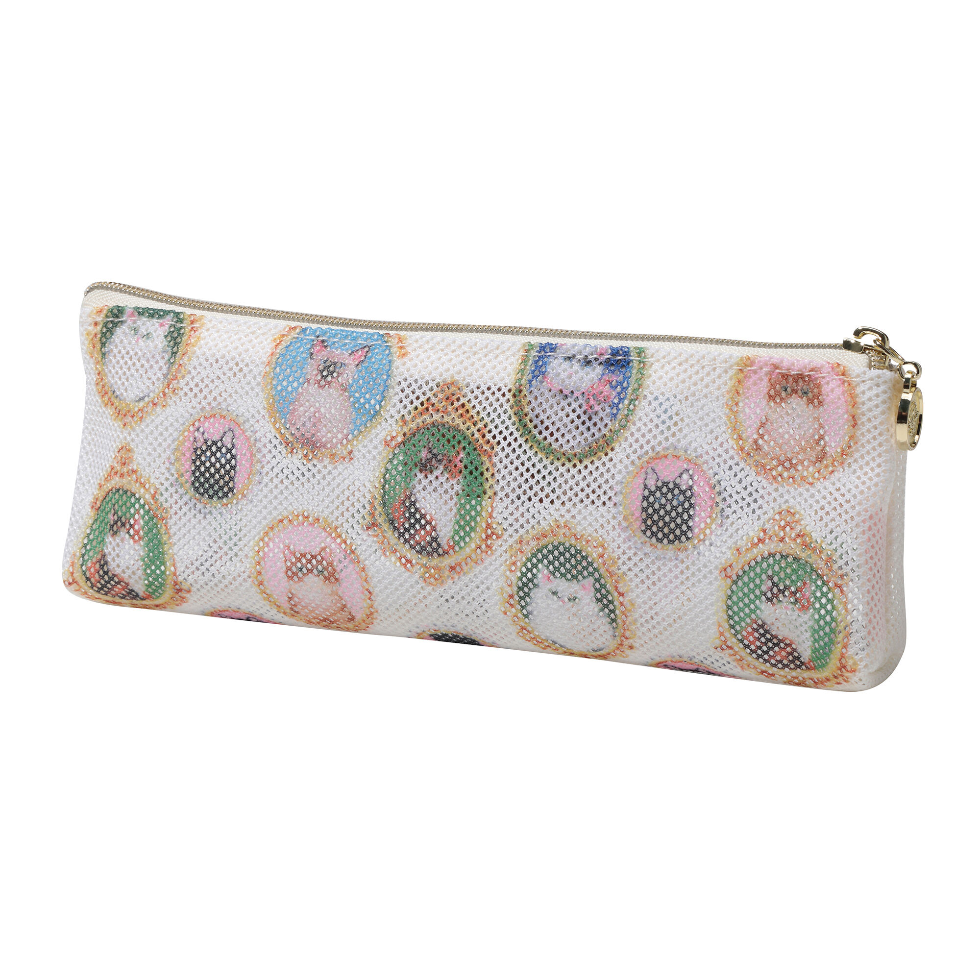 PAUL&JOE「プリントメッシュペンケース／ポール＆ジョー」|ステーショナリー|