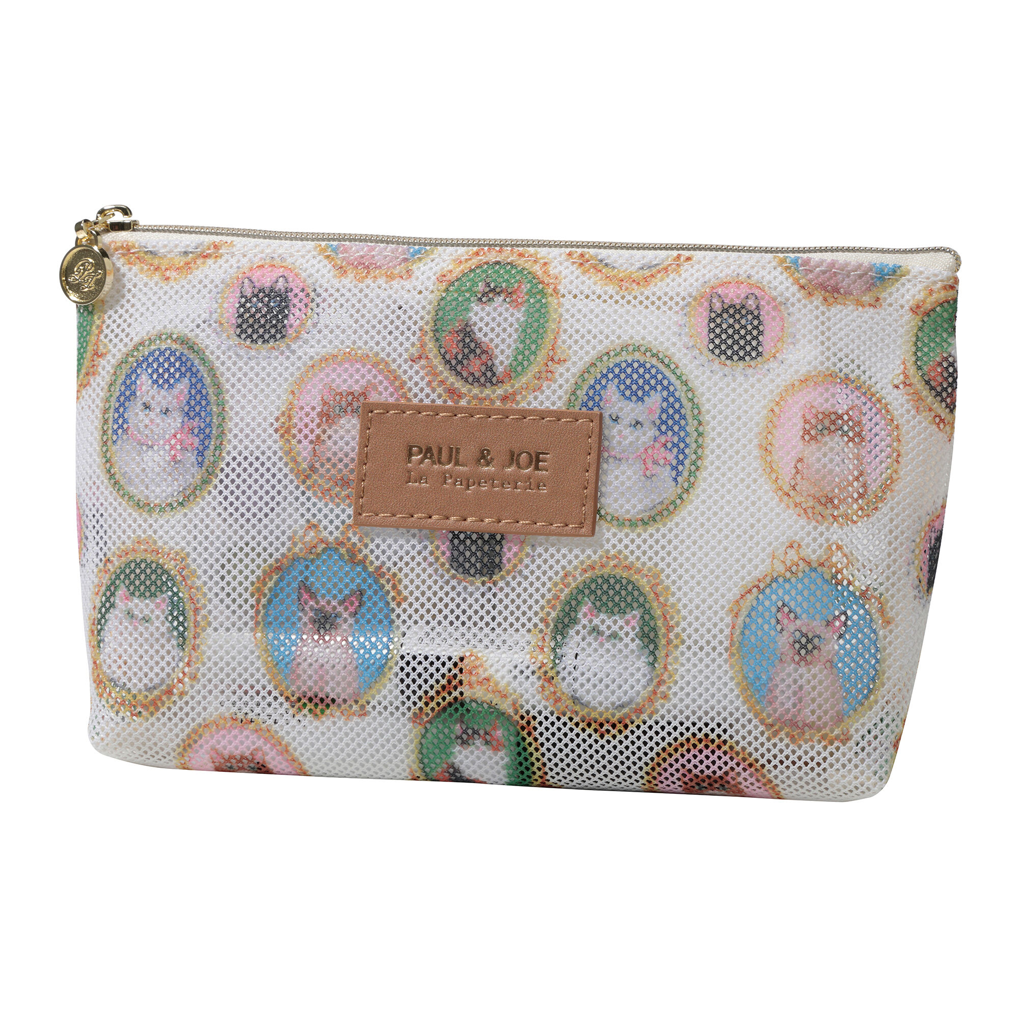 PAUL&JOE「プリントメッシュポーチ／ポール＆ジョー」|ポーチ|