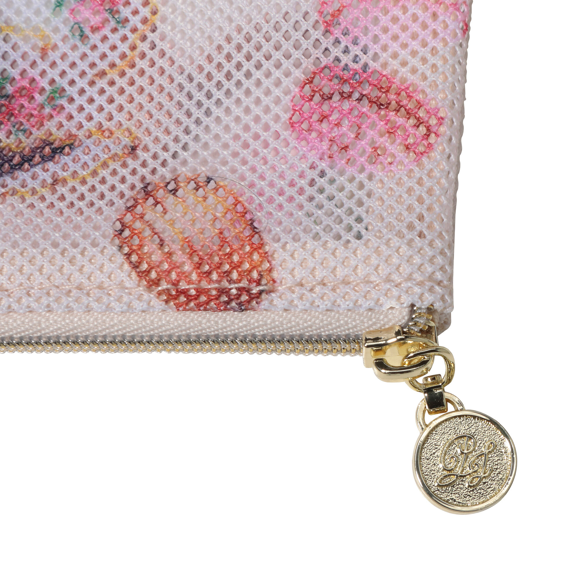 PAUL&JOE「プリントメッシュフラットポーチ／ポール＆ジョー」|ポーチ|