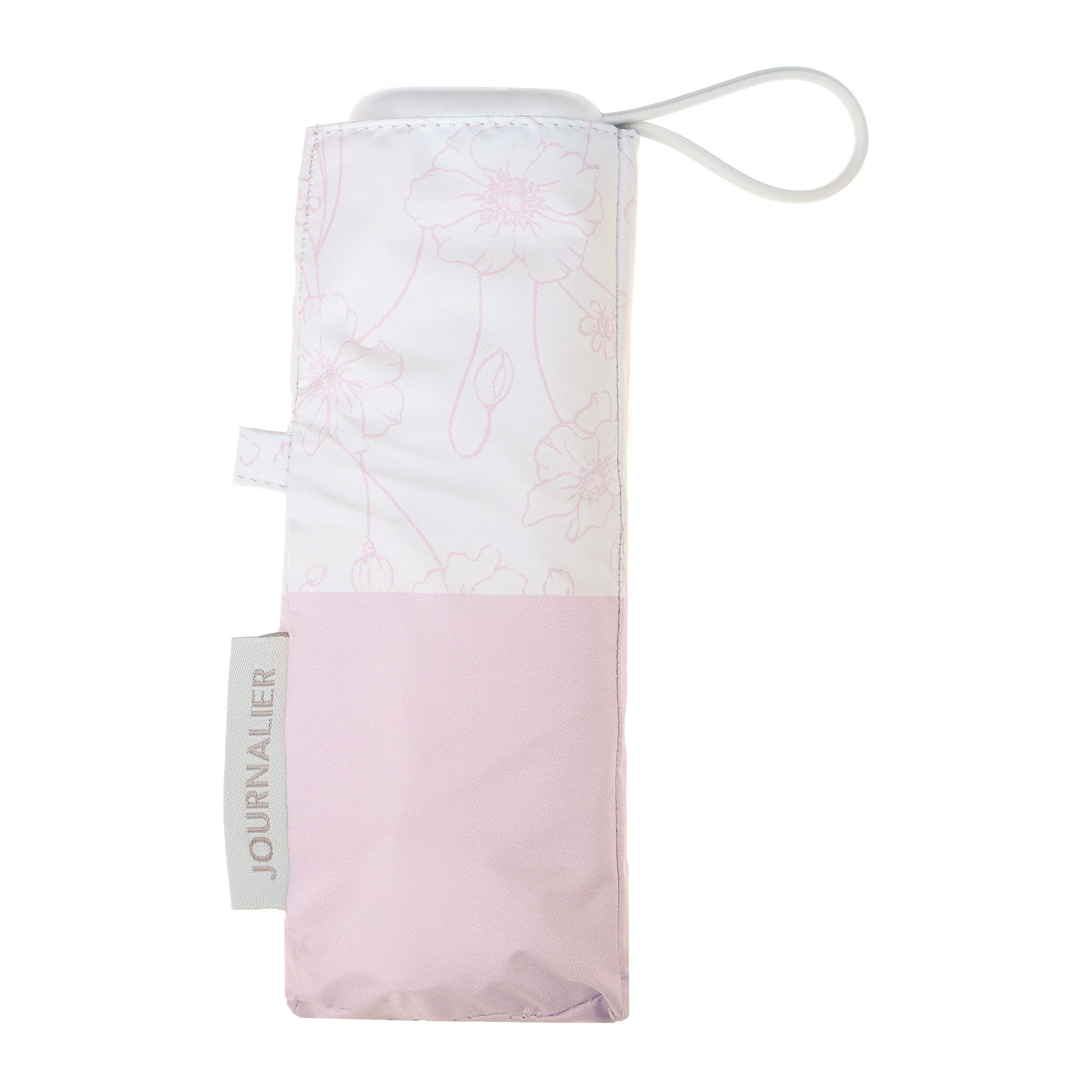  「ラインフラワーボーダー軽量ミニ／アンブレラ／ショート」|傘|