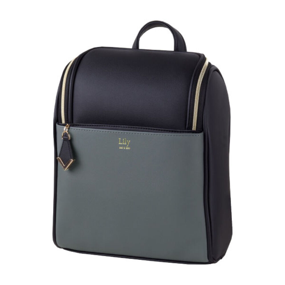 BACKYARD FAMILY「リュックサック レディース 大人 小さめ 通販 ミニ 大容量 ボックス型 大人リュック」|リュック|ブラック1