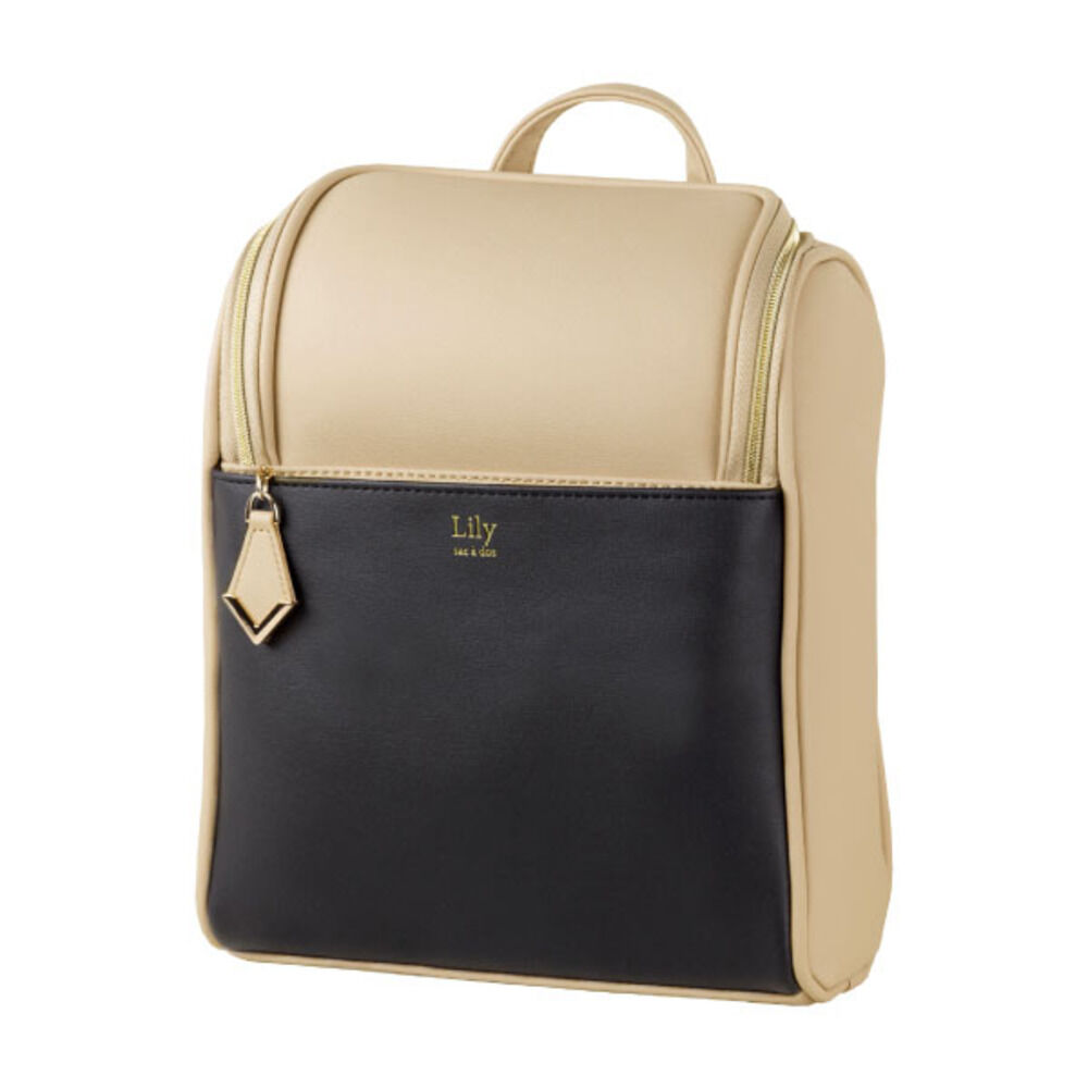 BACKYARD FAMILY「リュックサック レディース 大人 小さめ 通販 ミニ 大容量 ボックス型 大人リュック」|リュック|ベージュ1