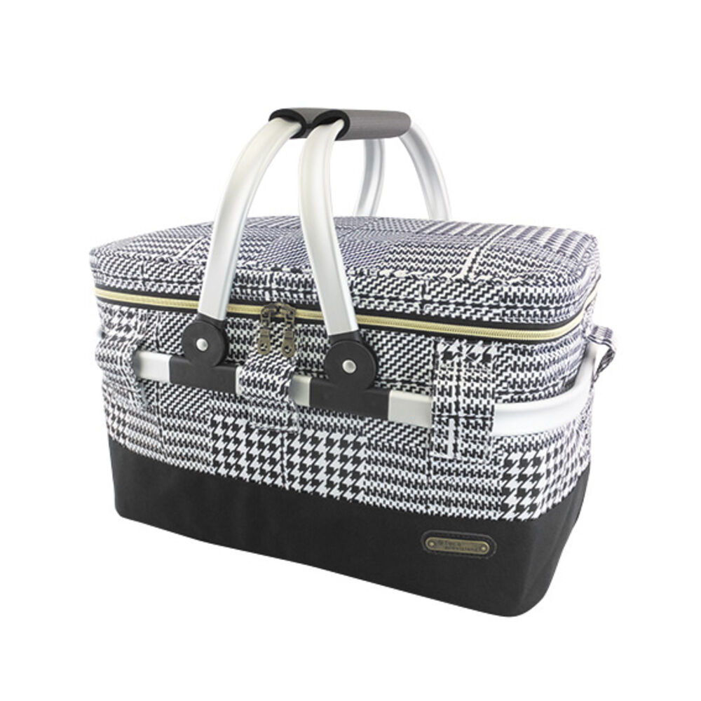 BACKYARD FAMILY「レジカゴ バッグ 保冷 通販 保冷バッグ 大容量 ピクニックバスケット おしゃれ 保冷バスケット」|その他|ブラック1