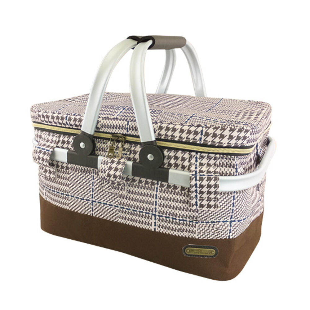 BACKYARD FAMILY「レジカゴ バッグ 保冷 通販 保冷バッグ 大容量 ピクニックバスケット おしゃれ 保冷バスケット」|その他|ブラウン1