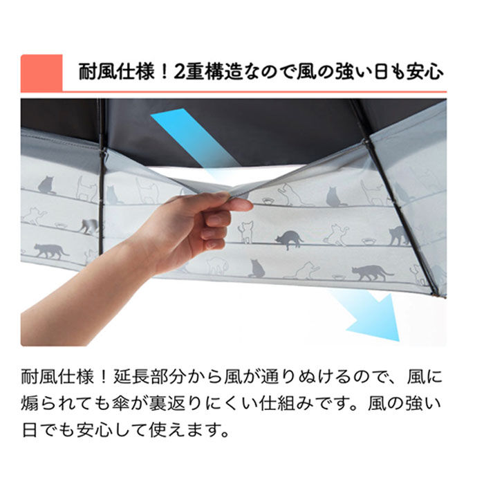 BACKYARD FAMILY「トランスフォーム傘 通販 HYGGE ヒュッゲ 60cm 45cm 耐風 手開き UVカット」|傘|