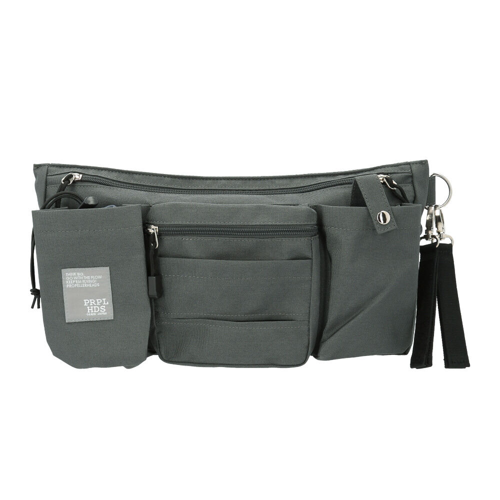 BACKYARD FAMILY「ボディバッグ レディース 通販 斜めがけ ブランド プロペラヘッズ おしゃれ 大人 メンズ 軽量」|その他|グレー1