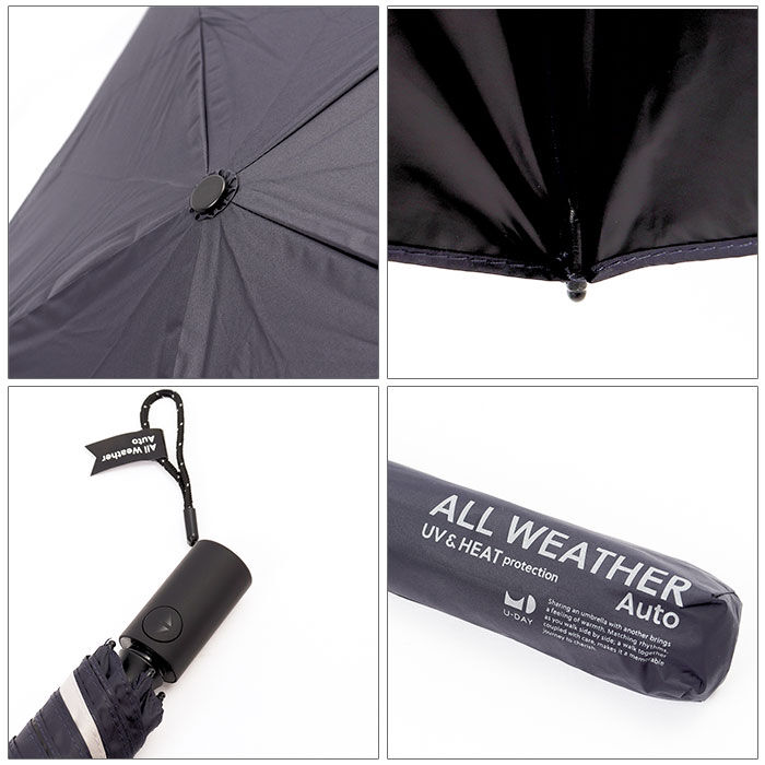BACKYARD FAMILY「U-DAY ユーディ 折りたたみ傘 晴雨兼用 ミニ 55cm 傘 通販 晴雨兼用傘 自動開閉傘」|傘|