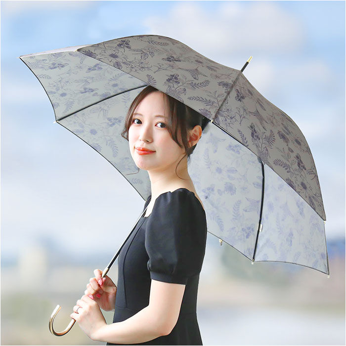 BACKYARD FAMILY「because ビコーズ 長傘 レディース 58cm 通販 晴雨兼用傘 雨傘 日傘 傘 日よけ」|傘|