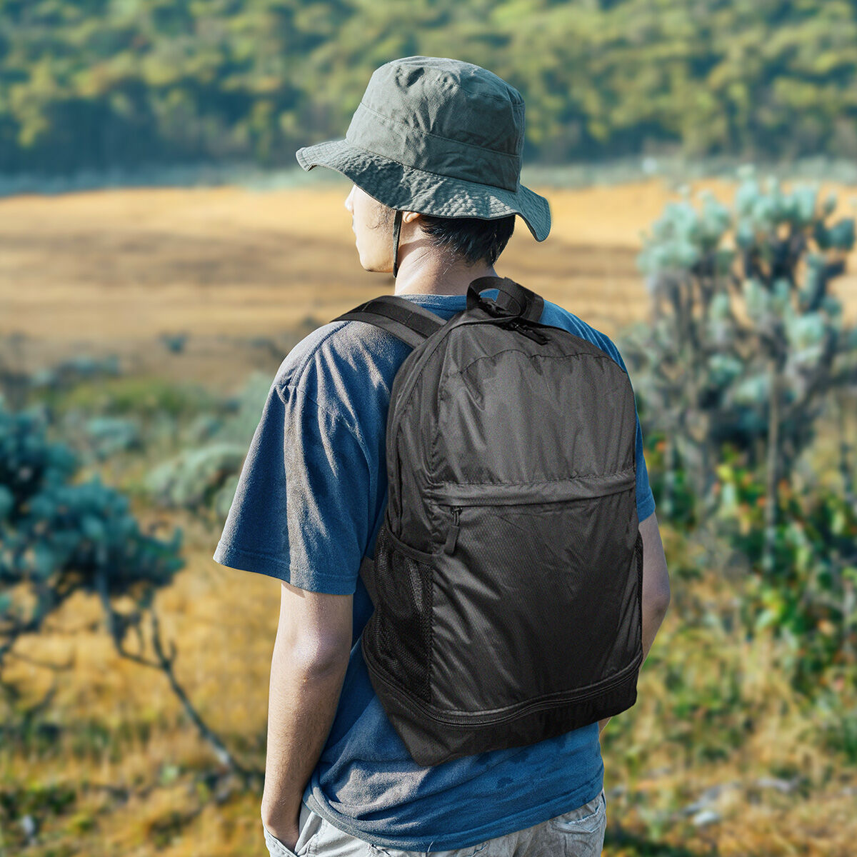 BACKYARD FAMILY「バックパック リュックサック リュック 折り畳み 通販 ナップザック デイパック 収納ポーチ」|リュック|