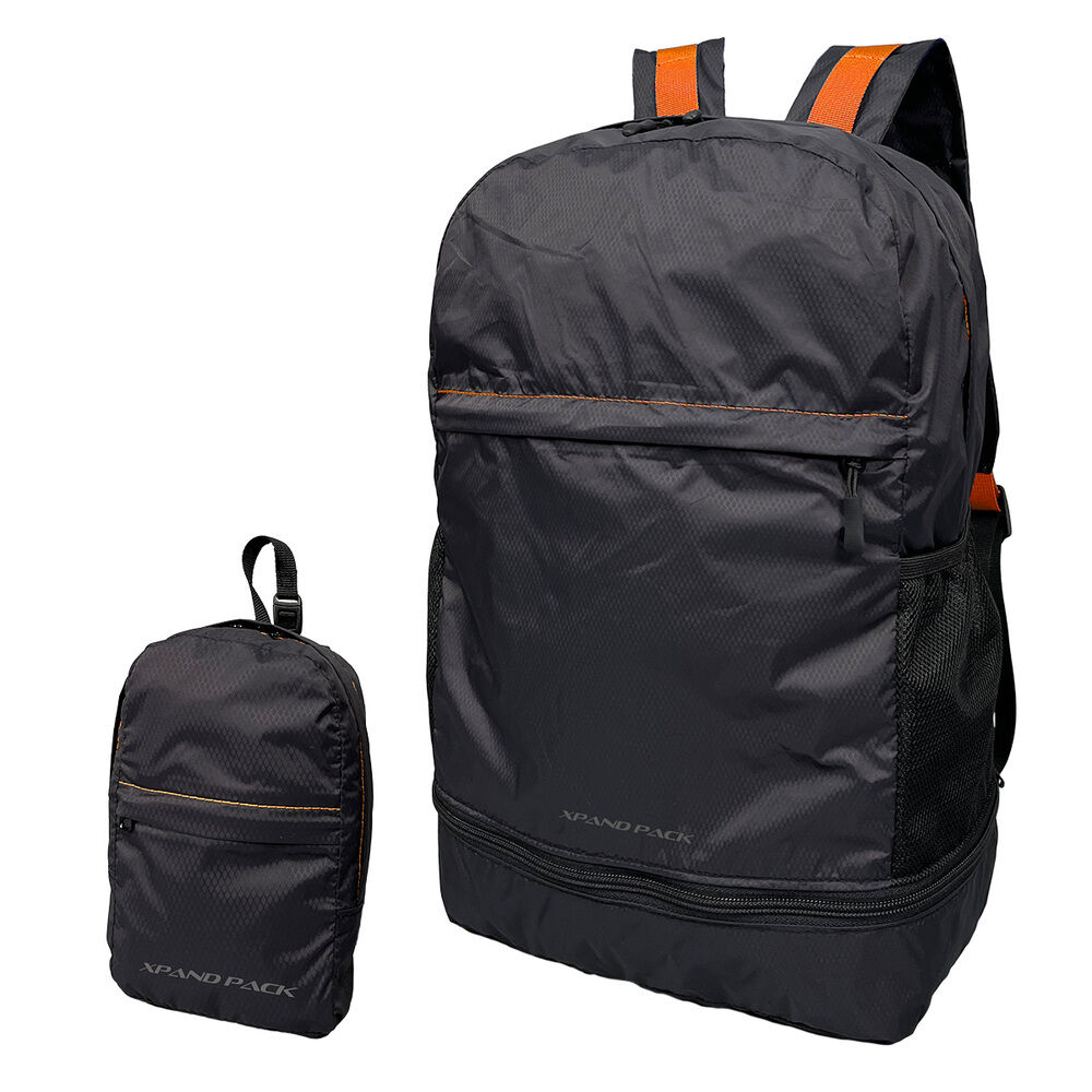 BACKYARD FAMILY「バックパック リュックサック リュック 折り畳み 通販 ナップザック デイパック 収納ポーチ」|リュック|ブラック3