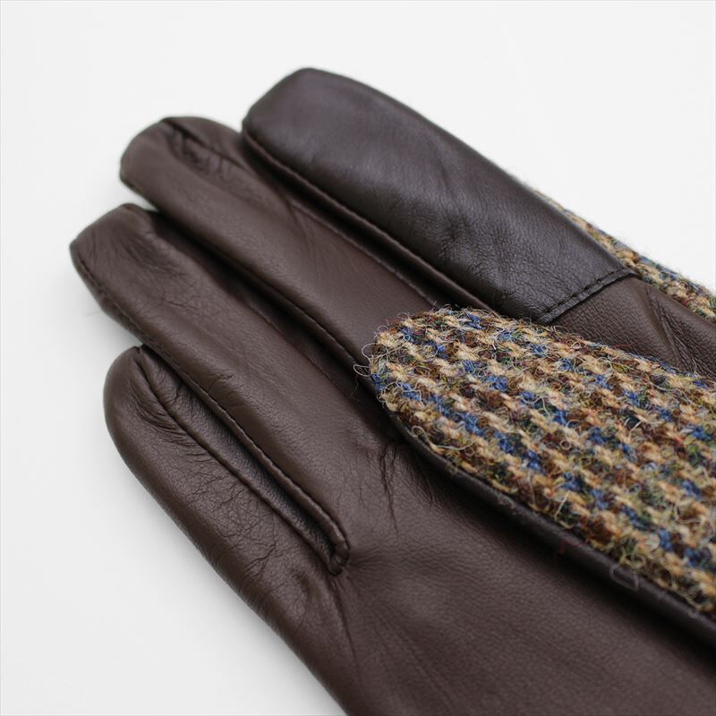 BACKYARD FAMILY「ハリスツイード 手袋 レディース 通販 Harris Tweed グローブ 手ぶくろ」|手袋|