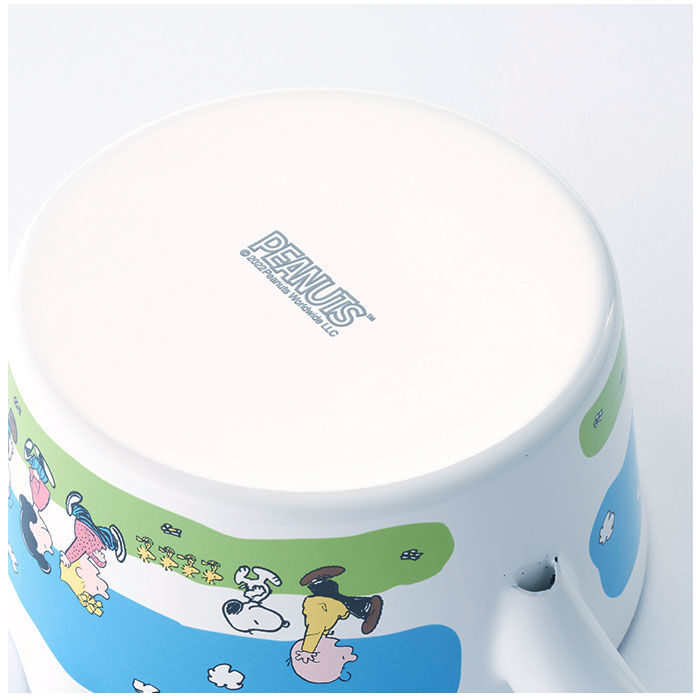 BACKYARD FAMILY「ホーロー ミルクパン スヌーピー 通販 ホーロー鍋 直火 琺瑯鍋 15cm 可愛い かわいい 琺瑯」|食器・キッチングッズ|