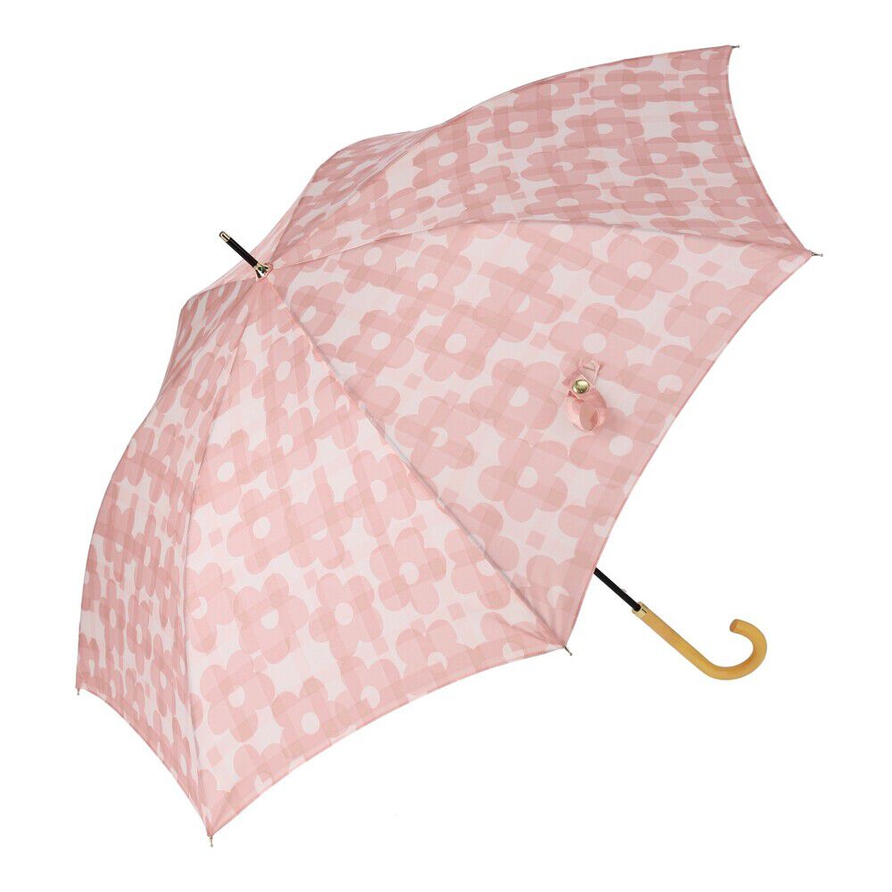 BACKYARD FAMILY「ニフティカラーズ 長傘 通販 nifty colors 傘 レディース ジャンプ 大きめ 60cm」|傘|ピンク2