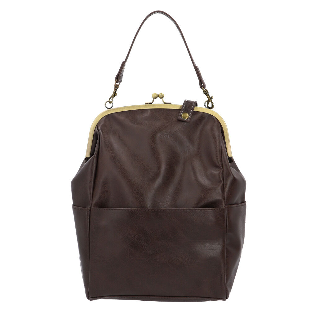 BACKYARD FAMILY「Lafiel ラフィール リュック 3146500 通販 レディース おしゃれ がま口 バッグ」|リュック|ブラウン2