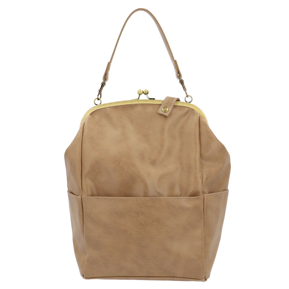 BACKYARD FAMILY「Lafiel ラフィール リュック 3146500 通販 レディース おしゃれ がま口 バッグ」|リュック|ベージュ1