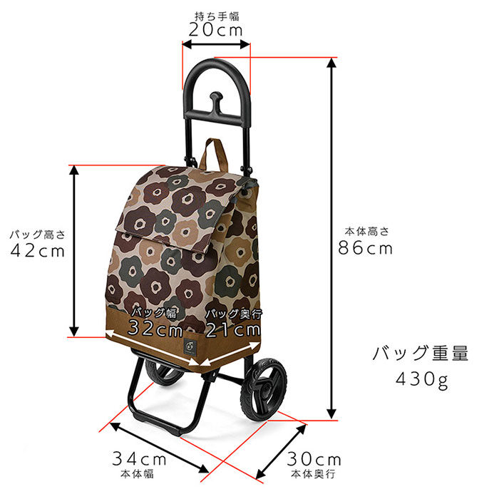 BACKYARD FAMILY「ウノフク ショッピングカート 通販 キャリーカート キャリーバッグ キャリーバック お買い物カート」|キャリーケース|