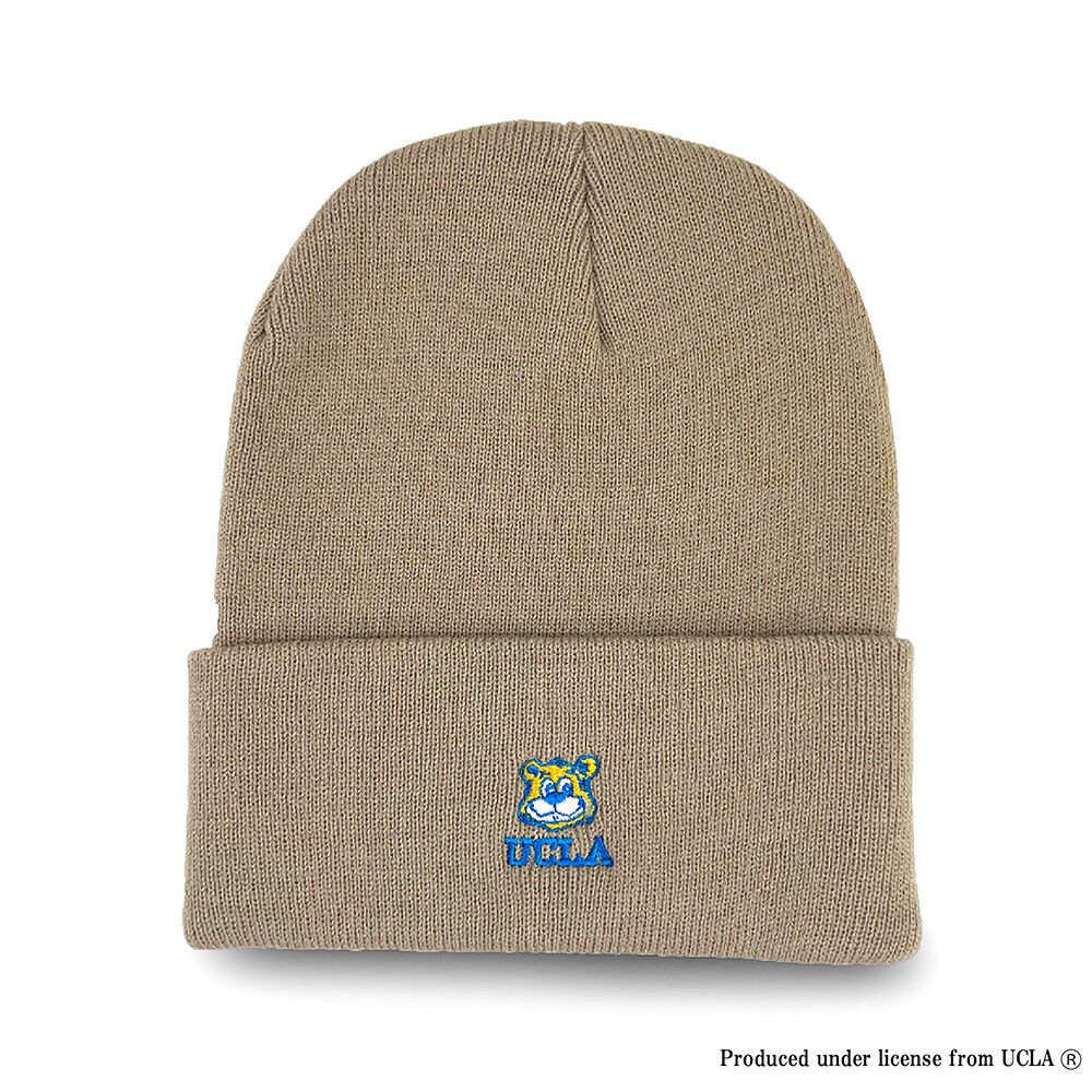 BACKYARD FAMILY「ニット帽 メンズ 通販 UCLA ユーシーエルエー 帽子 ニットビーニー ワッチ ニットキャップ」|ニット帽|ベージュ1