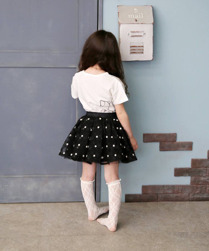 BACKYARD FAMILY「キッズ Tシャツ 半袖 女の子 通販 カットソー 73062401 半袖Tシャツ 夏服 ねこ 猫」|その他|