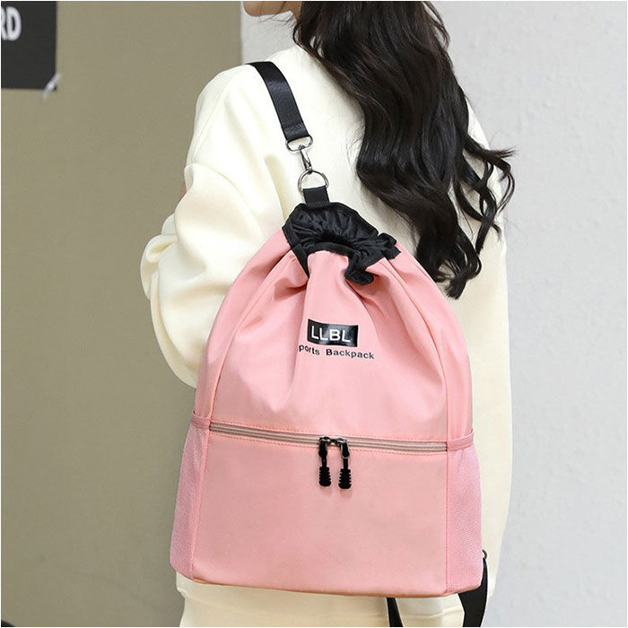 BACKYARD FAMILY「ナップサック スポーツ 通販 ナップザック プールバッグ 巾着リュック リュックサック 体操着入れ」|リュック|