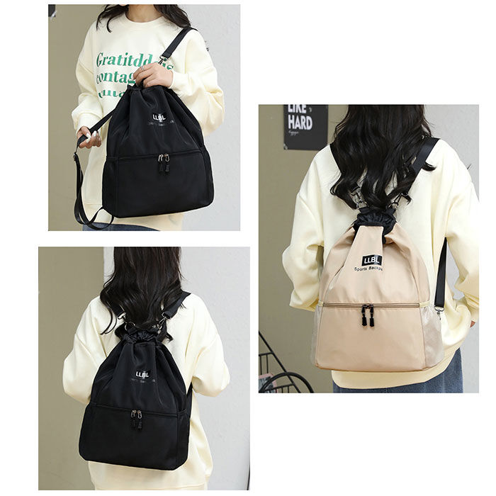 BACKYARD FAMILY「ナップサック スポーツ 通販 ナップザック プールバッグ 巾着リュック リュックサック 体操着入れ」|リュック|