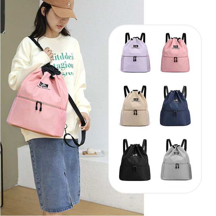 BACKYARD FAMILY「ナップサック スポーツ 通販 ナップザック プールバッグ 巾着リュック リュックサック 体操着入れ」|リュック|