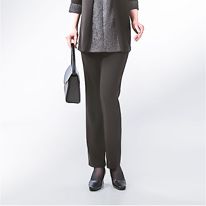 BACKYARD FAMILY「パンツ フォーマル ブラック レディース 通販 日本製 フォーマルパンツ レディースパンツ」|その他|