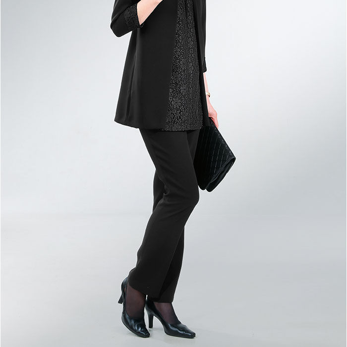 BACKYARD FAMILY「パンツ フォーマル ブラック レディース 通販 日本製 フォーマルパンツ レディースパンツ」|その他|