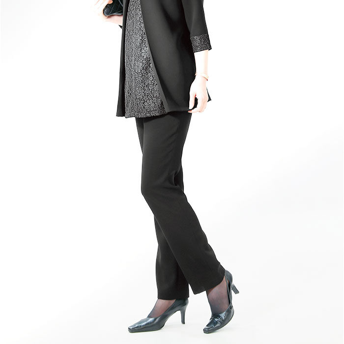 BACKYARD FAMILY「パンツ フォーマル ブラック レディース 通販 日本製 フォーマルパンツ レディースパンツ」|その他|