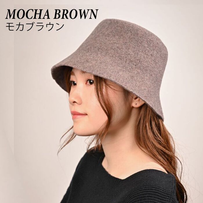 BACKYARD FAMILY「バケットハット レディース 冬 通販 バケット ハット 秋冬 帽子 秋 ウールハット バケハ」|ハット|