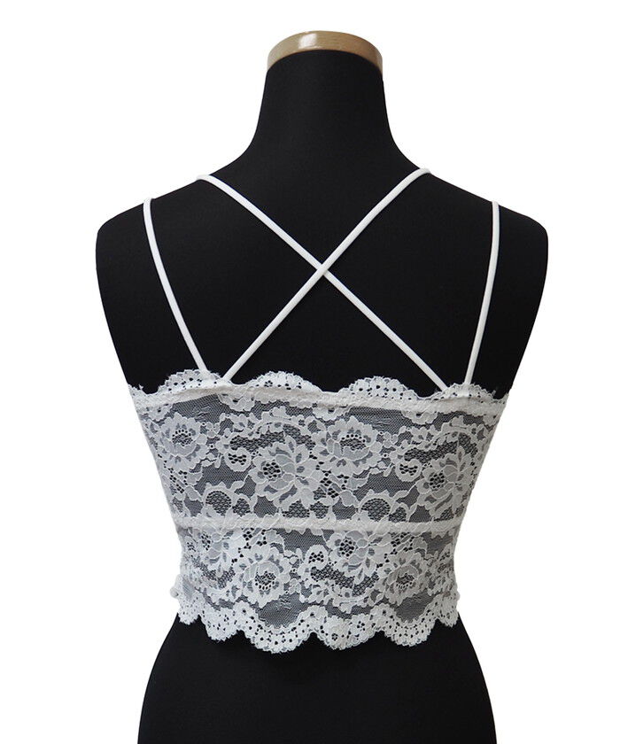 BACKYARD FAMILY「チューブトップ カップ付き 通販 ベアトップ ブラトップ ビスチェ レース 総レース トップス」|その他|