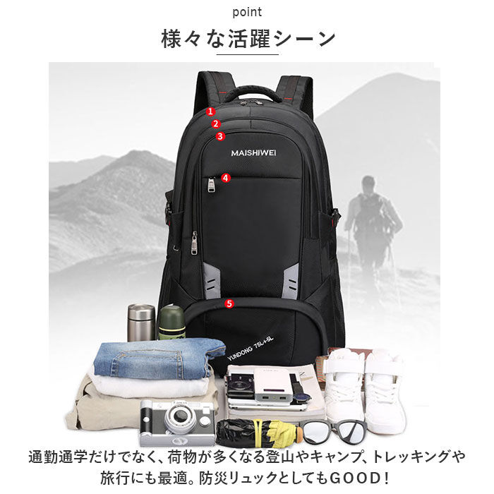 BACKYARD FAMILY「バックパック 大容量 通販 メンズ レディース リュックサック デイパック リュック 防災リュック」|リュック|