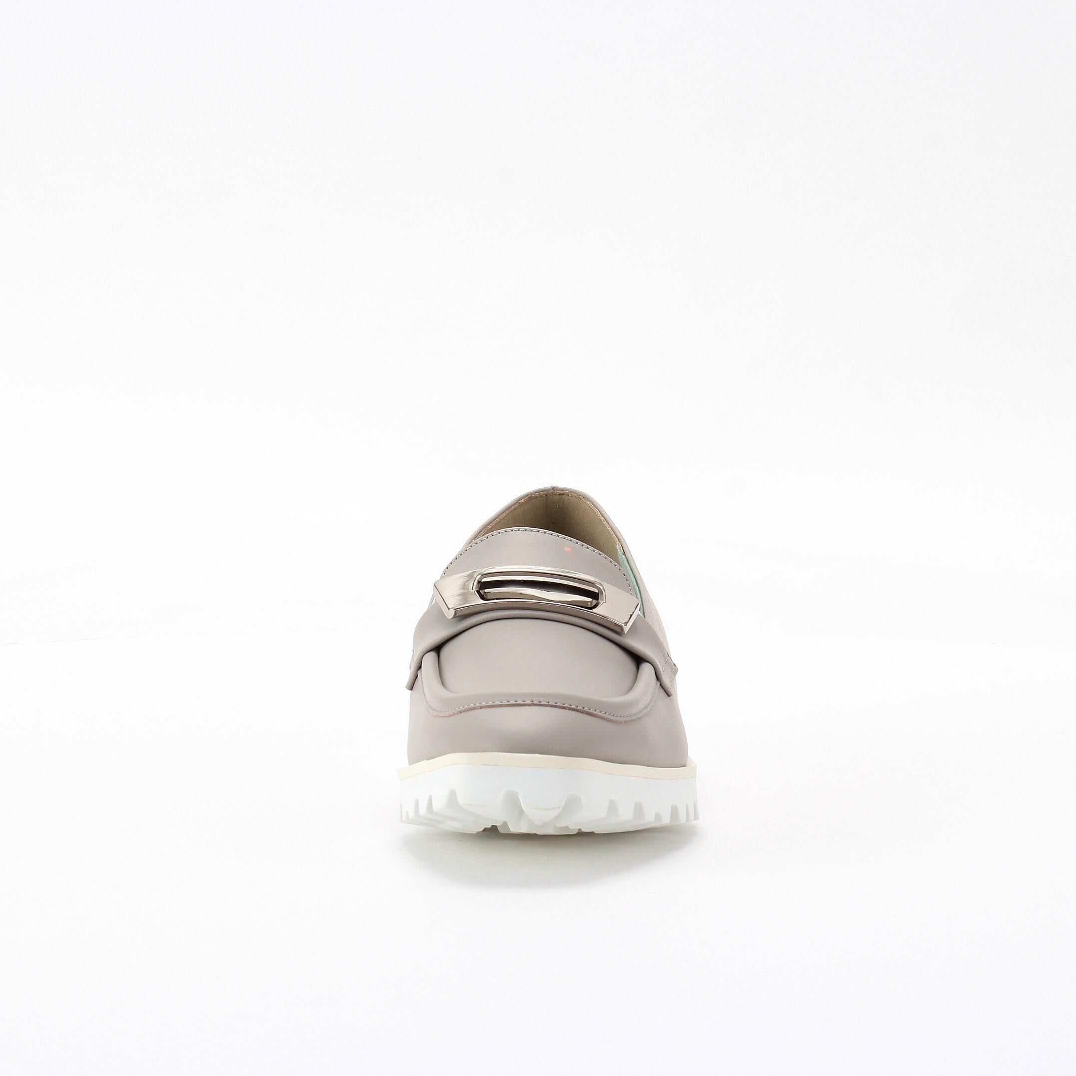 銀座かねまつ「NB260052STELGY 【本革】【防水】アクアベルプレートバックルローファー」|レインシューズ|