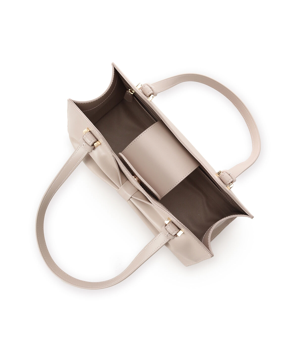 Samantha Thavasa「ドレープリボンレザートートバッグ」|トートバッグ|