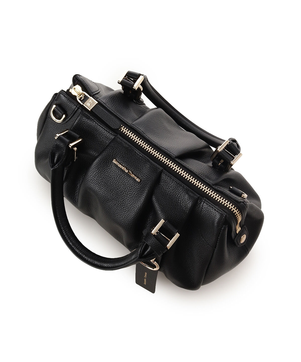 Samantha Thavasa「タックデザインソフトレザーハンドバッグ」|ハンドバッグ|