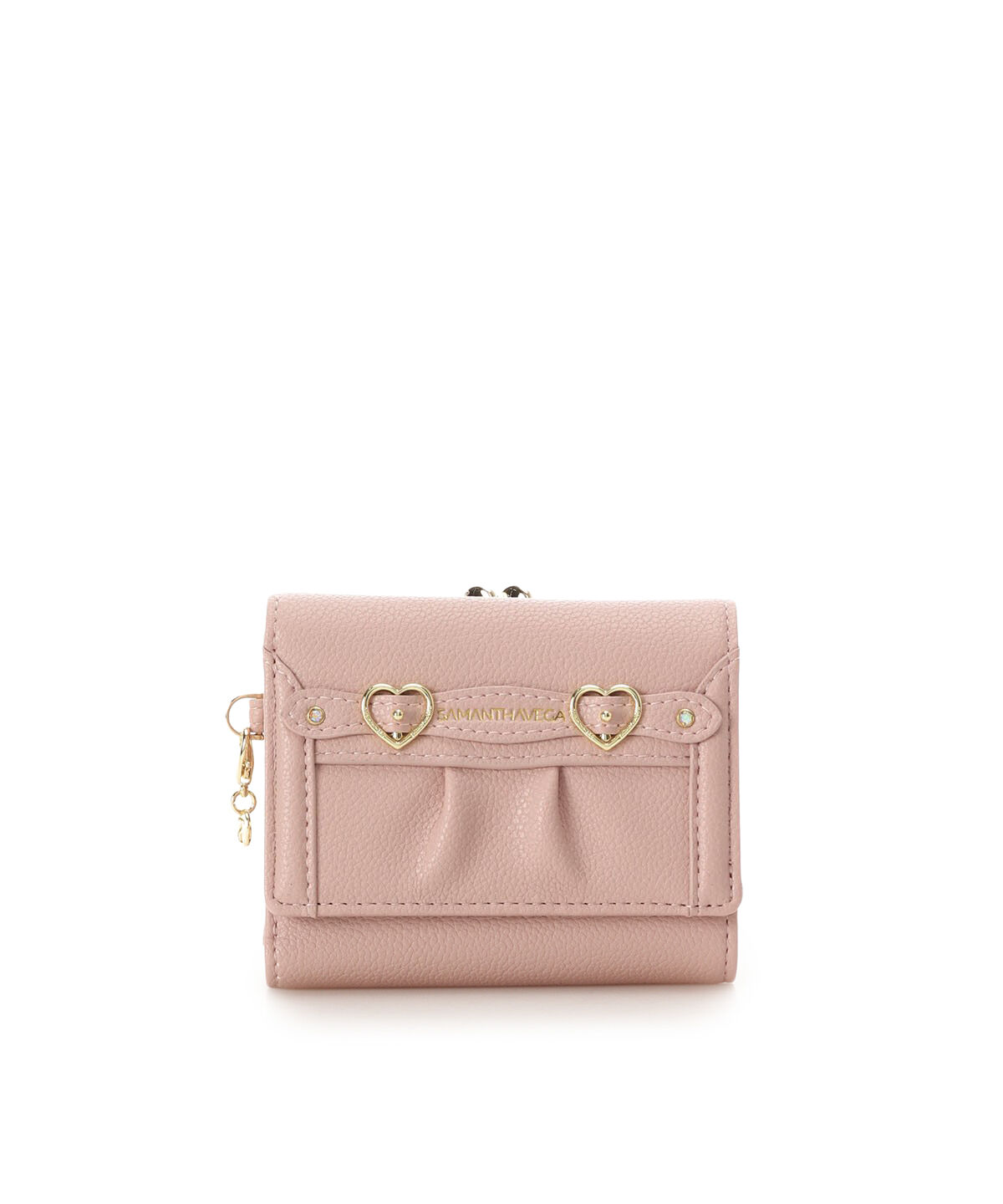 Samantha Vega「ハートベルト折財布」|財布|ピンク
