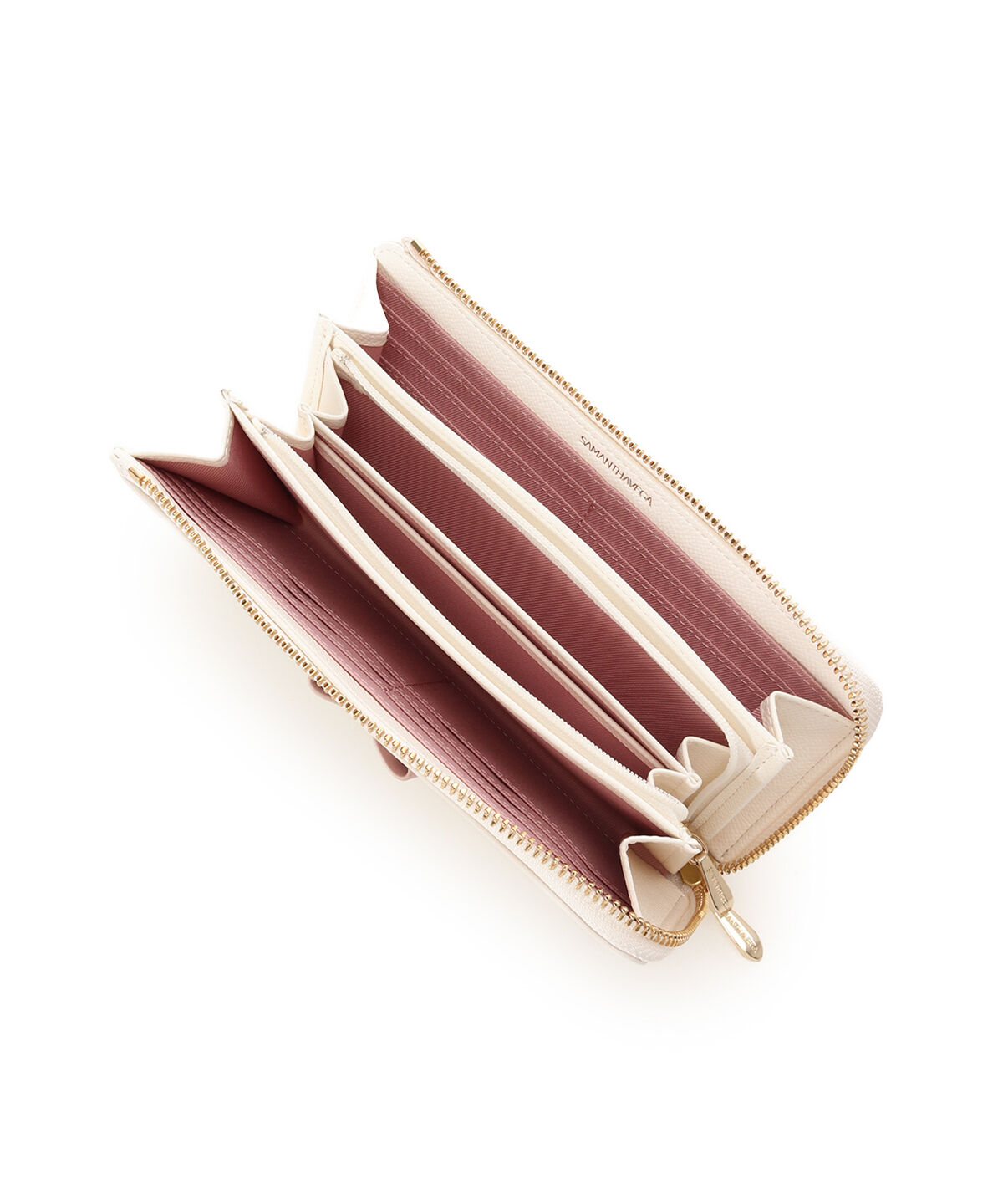 Samantha Vega「バイカラーアクセントリボン長財布」|財布|